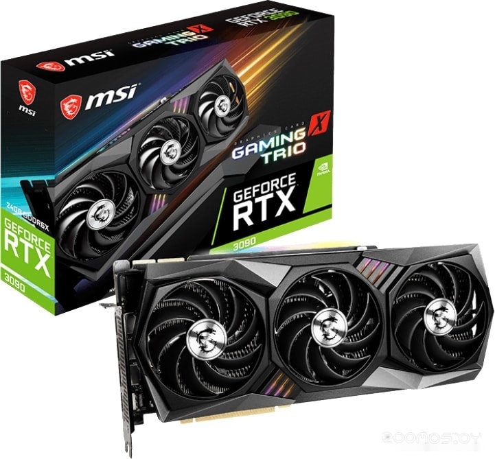 Видеокарта MSI GeForce RTX 3090 Gaming X Trio 24GB GDDR6X, фото 4