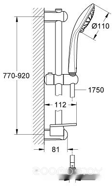 Душевой гарнитур Grohe Euphoria 110 Duo 27225001, фото 6