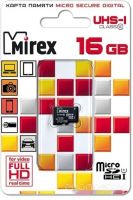 Карта памяти Mirex 13612-MCSUHS16 microSDHC 16GB