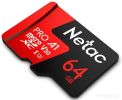Карта памяти Netac P500 Extreme Pro 64GB NT02P500PRO-064G-S