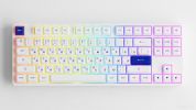 Клавиатура Akko 5087S White & Blue (Akko CS Jelly Purple)