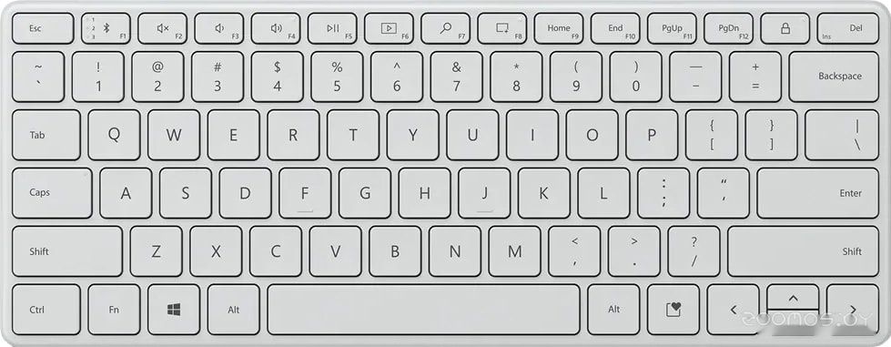 Клавиатура Microsoft Designer Compact Keyboard (белый)