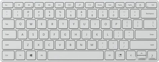 Клавиатура Microsoft Designer Compact Keyboard (белый)