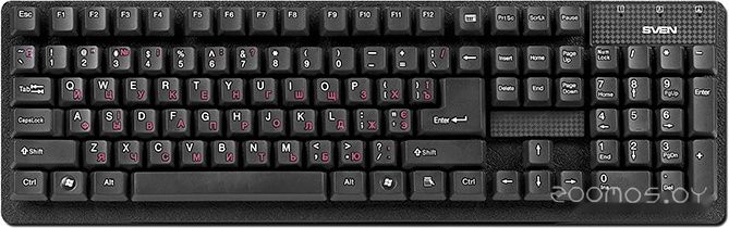 Клавиатура Sven Standard 301 USB+PS/2 (черный)