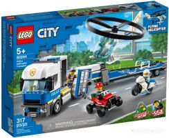 Конструктор Lego City 60244 Полицейский вертолётный транспорт