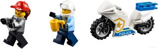Конструктор Lego City 60244 Полицейский вертолётный транспорт