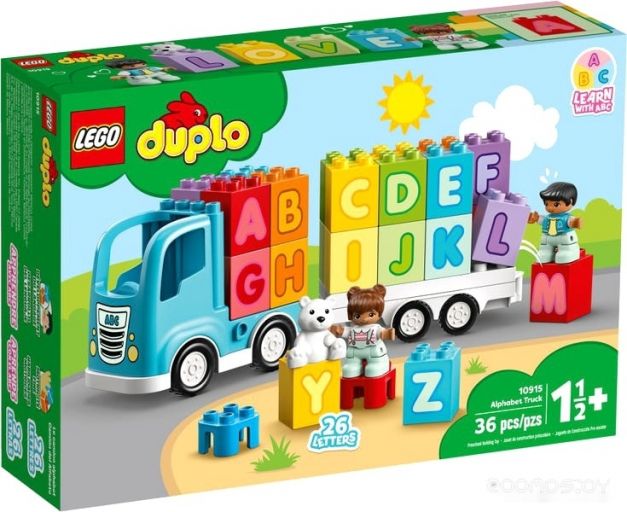 Конструктор Lego DUPLO Грузовик Алфавит 10915