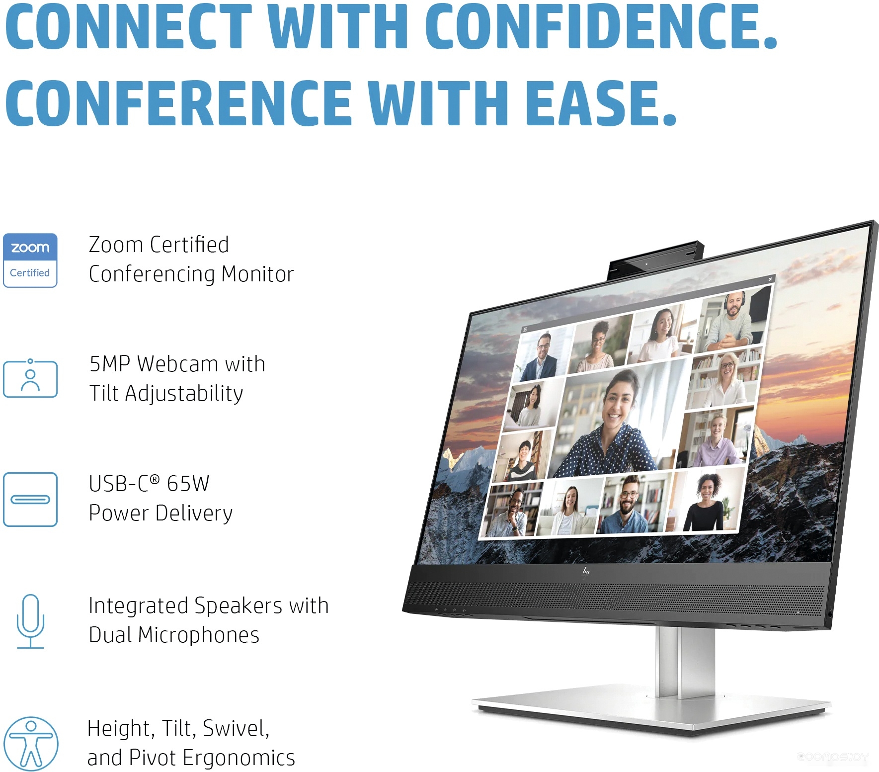 Монитор HP E24m G4 40Z32AA, фото 13