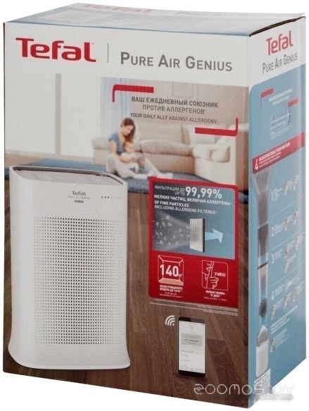 Очиститель воздуха Tefal Pure Air Genius PT3080F0, фото 6