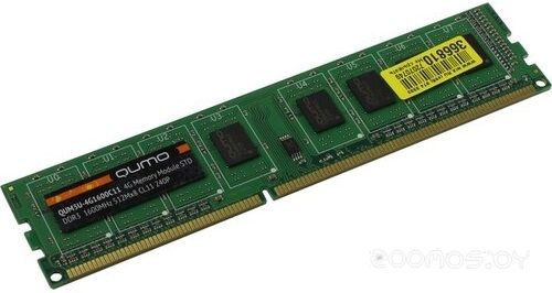 Оперативная память Qumo 4GB DDR3 PC3-12800 QUM3U-4G1600C11
