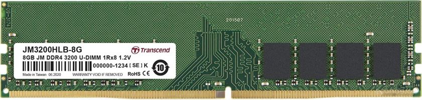Оперативная память Transcend JetRam 8GB DDR4 PC4-25600 JM3200HLB-8G
