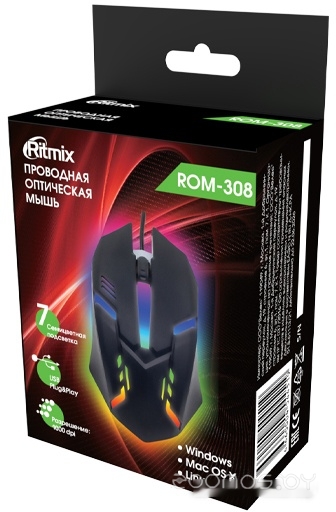 Игровая мышь Ritmix ROM-308, фото 9
