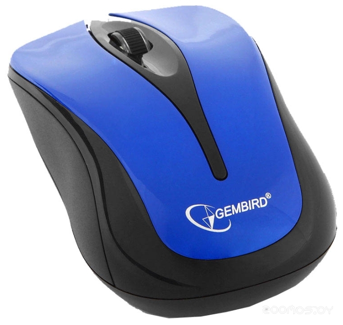 Мышь Gembird MUSW-325-B Blue USB, фото 2