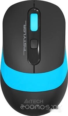 Мышь A4Tech Fstyler FG10 (черный/голубой), фото 1
