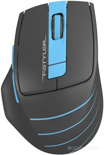 Мышь A4Tech Fstyler FG30S (серый/голубой), фото 1