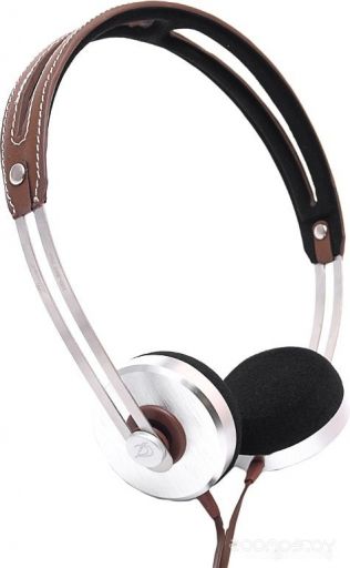 Наушники Dowell HD-207 Pro (серебристый/коричневый), фото 1