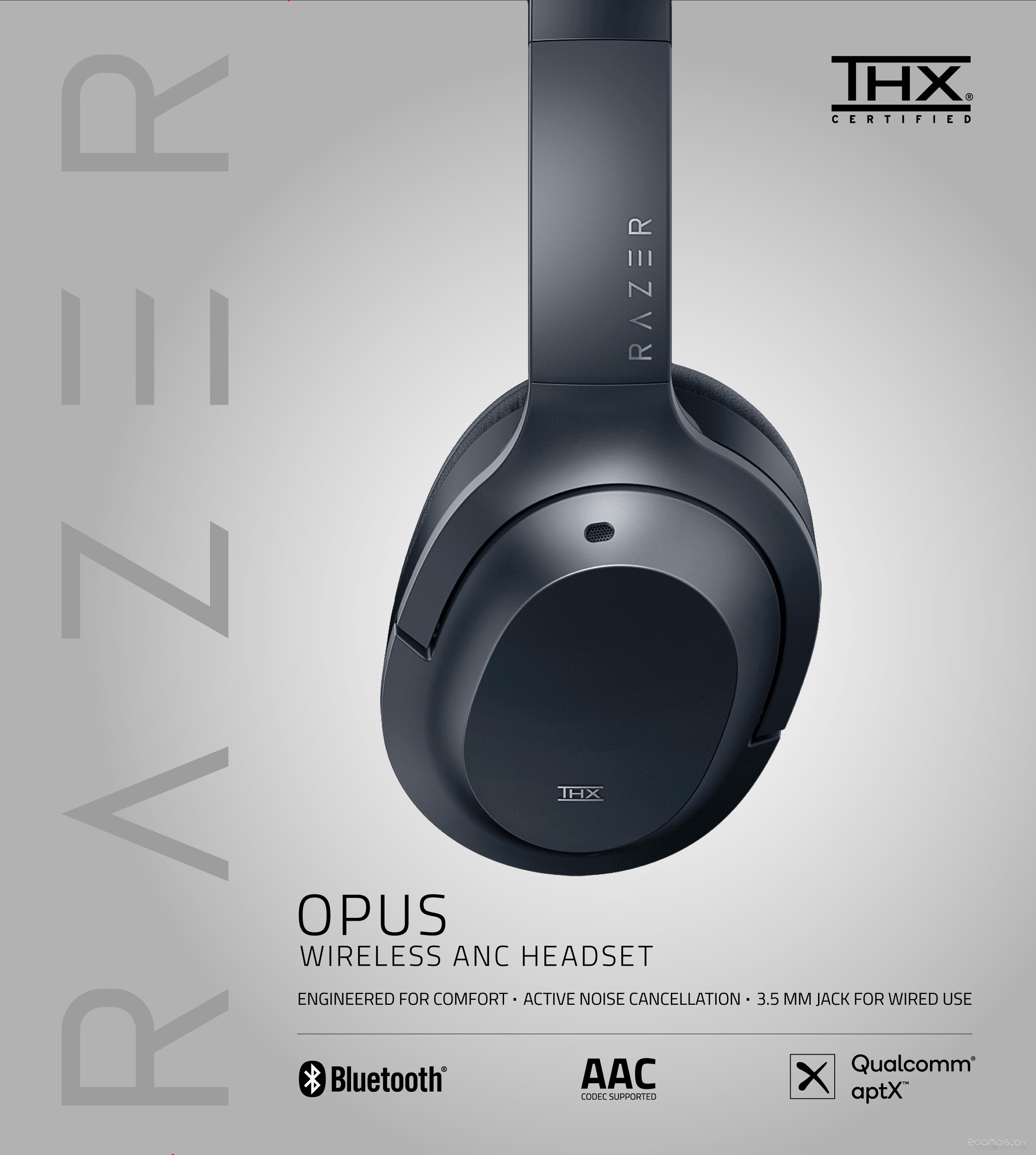 Наушники RAZER Opus (черный), фото 2