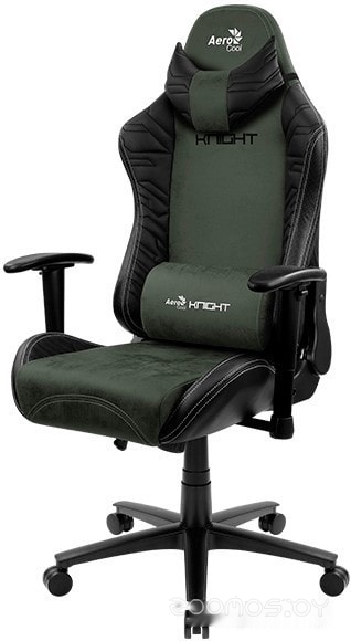 Кресло Aerocool Knight Hunter Green (черный/зеленый), фото 2