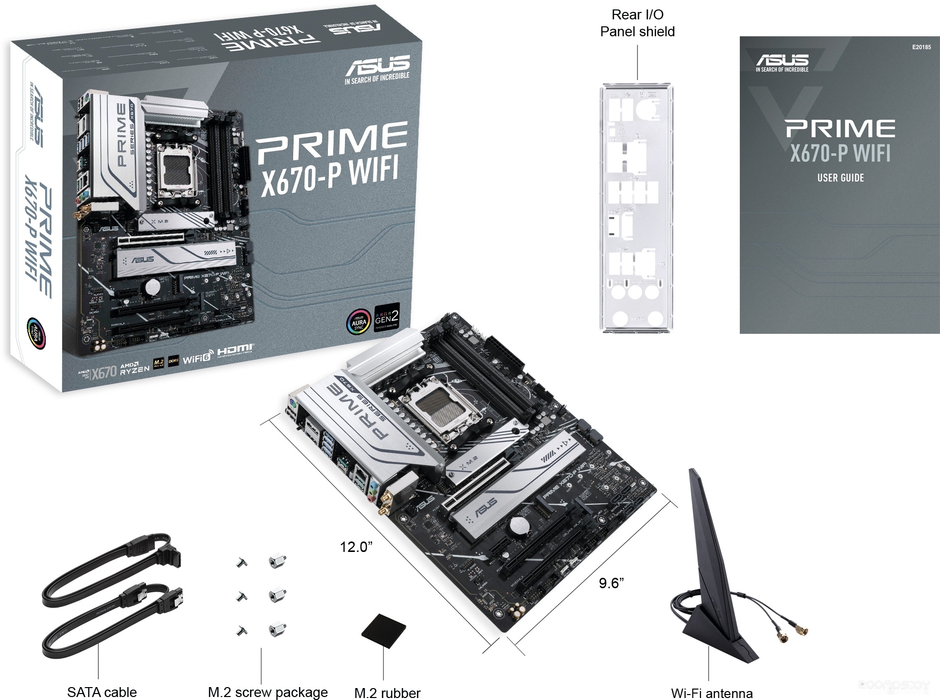 Материнская плата Asus Prime X670-P WiFi, фото 2