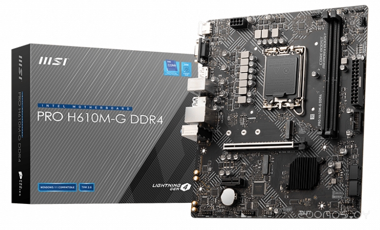Материнская плата MSI PRO H610M-G DDR4, фото 5
