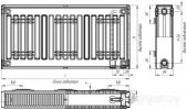 Стальной панельный радиатор Лидея ЛК 20-509 500x900