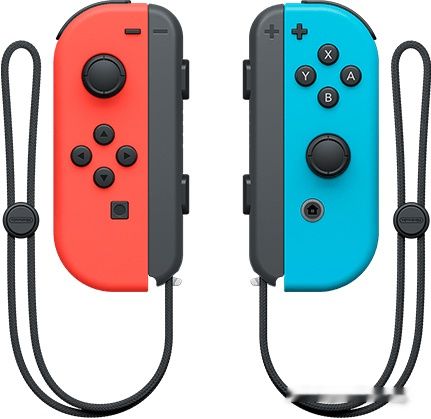 Геймпад Nintendo Joy-Con (неоновый красный/неоновый синий)