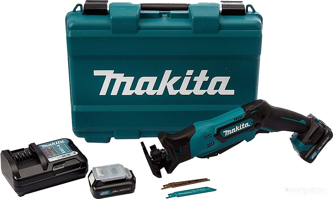 Сабельная пила Makita JR103DWAE (с 2-мя АКБ, кейс), фото 2
