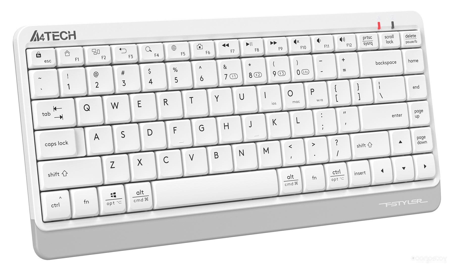 Клавиатура A4Tech Fstyler FBK11 (белый), фото 2
