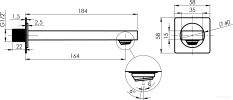 Душевая система Rubineta Thermo-3F-Olo SQ 625040