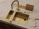 Кухонная мойка Omoikiri Taki 54-U/IF Side SF LG св.золото 4997092