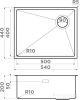 Кухонная мойка Omoikiri Taki 54-U/IF-IN Side нерж.сталь 4997034