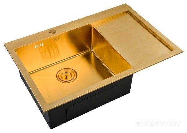 Кухонная мойка Zorg PVD SZR 7851 L BRONZE, фото 1