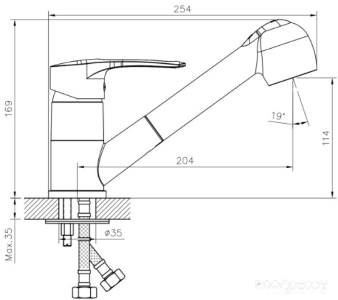 Смеситель DecoRoom DR70023, фото 2