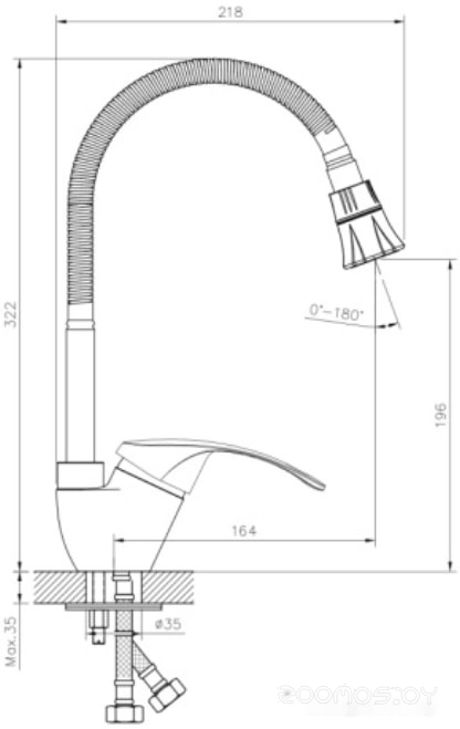 Смеситель DecoRoom DR71022, фото 2