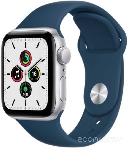 Умные часы Apple Watch SE 44 мм (Silver-Abyss Blue)