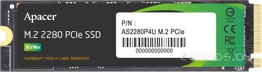 SSD Apacer AS2280P4U 256GB AP256GAS2280P4U-1, фото 1