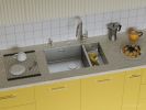 Кухонная мойка Omoikiri Taki 69-2-U/IF-IN-L Side нерж.сталь 4997049