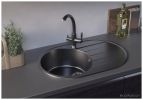 Кухонная мойка Ulgran Quartz Nora 750-07 (уголь)