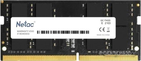 Оперативная память Netac Basic 8ГБ DDR5 4800 МГц NTBSD5N48SP-08