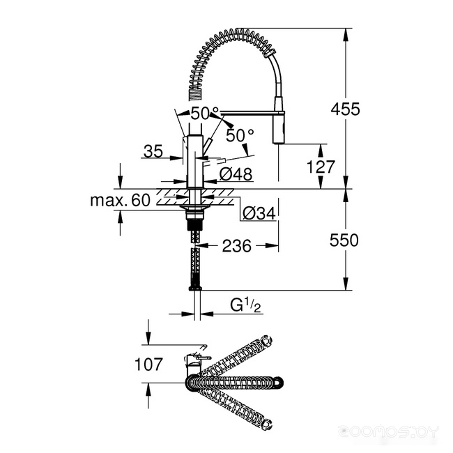 Смеситель Grohe Get 30360000, фото 2