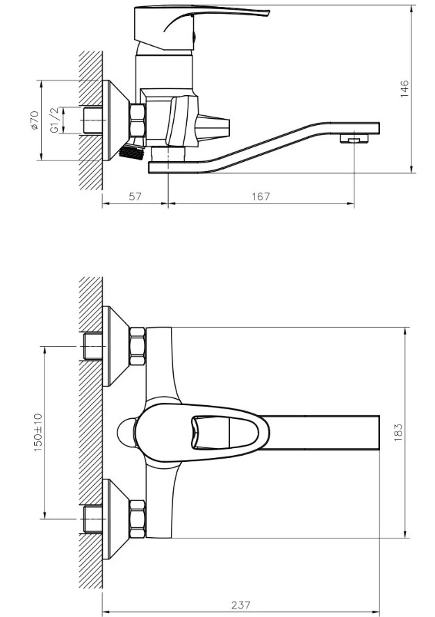 Смеситель DecoRoom DR70044, фото 2