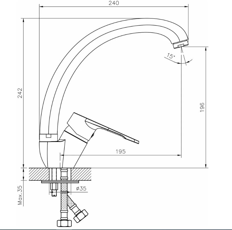 Смеситель DecoRoom DR23021, фото 2