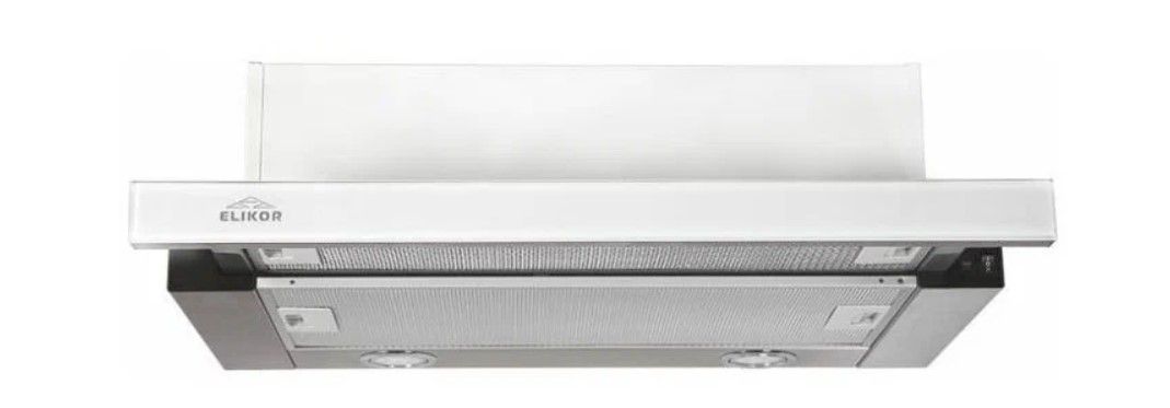 Вытяжка Elikor Интегра Glass 45Н-400-В2Д (Inox/White glass)