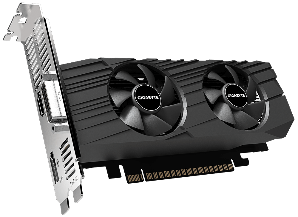 Видеокарта Gigabyte GeForce GTX 1650 D5 Low Profile 4GB GDDR5 GV-N1650D5-4GL, фото 2
