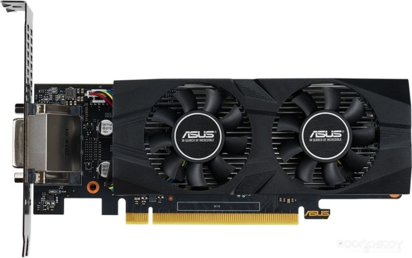 Видеокарта Asus GeForce GTX 1650 4GB GDDR5 GTX1650-4G-LP-BRK, фото 1
