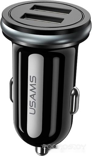 Автомобильное зарядное Usams US-CC050 (черный)