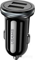 Автомобильное зарядное Usams US-CC050 (черный)