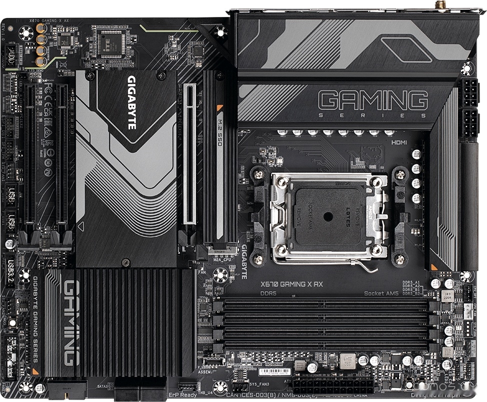Материнская плата Gigabyte X670 Gaming X AX (rev. 1.0), фото 5