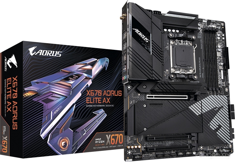 Материнская плата Gigabyte X670 Aorus Elite AX (rev. 1.1), фото 2