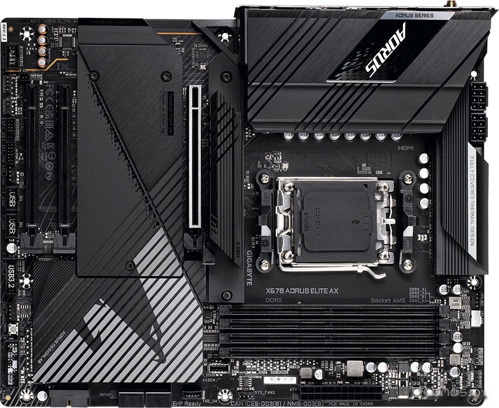 Материнская плата Gigabyte X670 Aorus Elite AX (rev. 1.1), фото 6